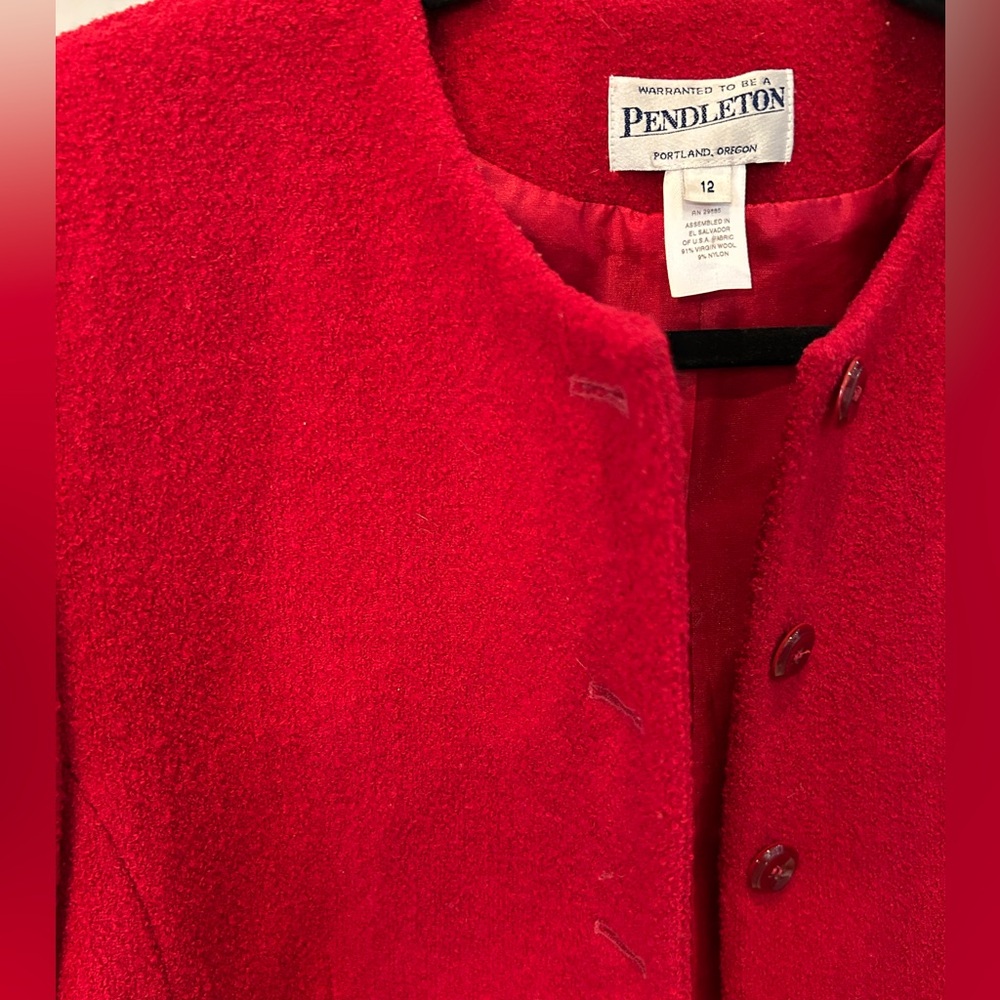 Vintage Pendleton Jacket Size 12 - image 2